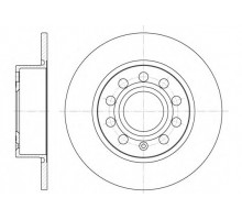 Диск тормозной задний (пр-во REMSA) Skoda Octavia A5