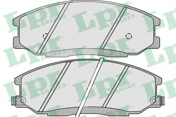 Колодка торм. передн. (пр-во LPR) SSANGYONG ACTYON, REXTON, HYUNDAI SANTA FE (SM) Колодка торм. передн. (пр-во LPR) SSANGYONG ACTYON, REXTON, HYUNDAI SANTA FE (SM)