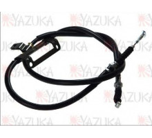 Трос ручного тормоза левый 1657mm (пр-во YAZUKA) Mazda 626 91-