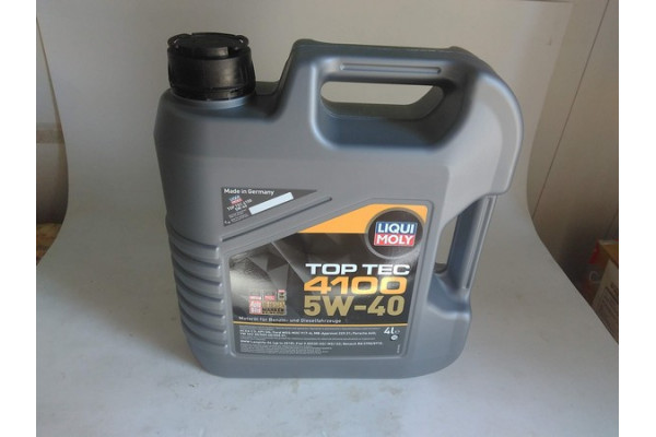 Масло моторное 5W40 LIQUI MOLY TOPTEC 4100 4L