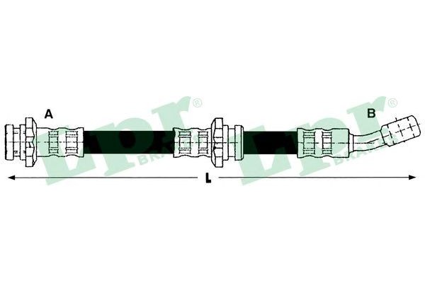 Шланг тормозной задний левый (LPR) NISSAN ALMERA II (N16), PULSAR VII SALOON (N16), SENTRA II (N16)