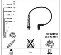 Провода зажигания (NGK) SKODA RAPID 1.2TSI, RCVW1110