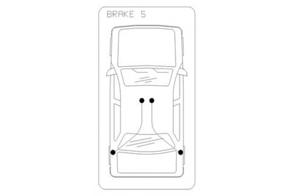 Трос ручного тормоза без ABS (COFLE) RENAULT 25