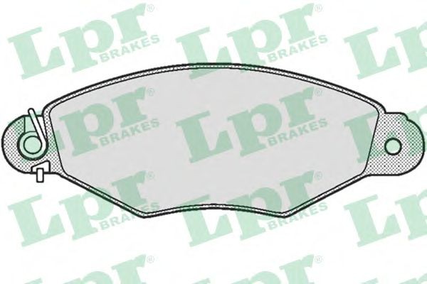 Комплект тормозных колодок, дисковый тормоз  LPR