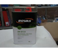 Моторное масло 5W30 C4  4л (ROVAS)	
