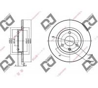 Тормозной диск  DJ PARTS