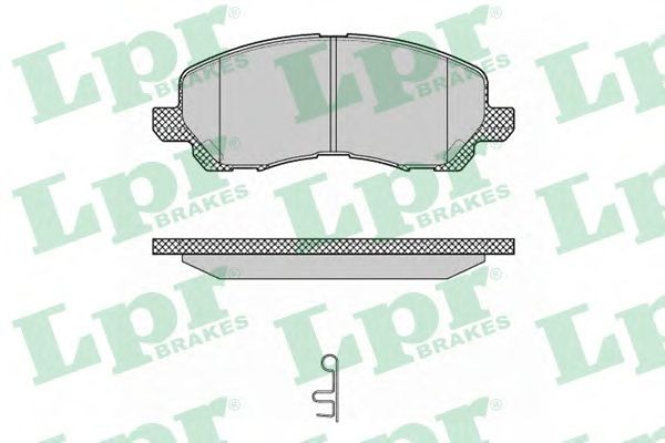 Колодка торм. передн. (пр-во LPR) MITSUBISHI GALANT VI (EA), LANCER