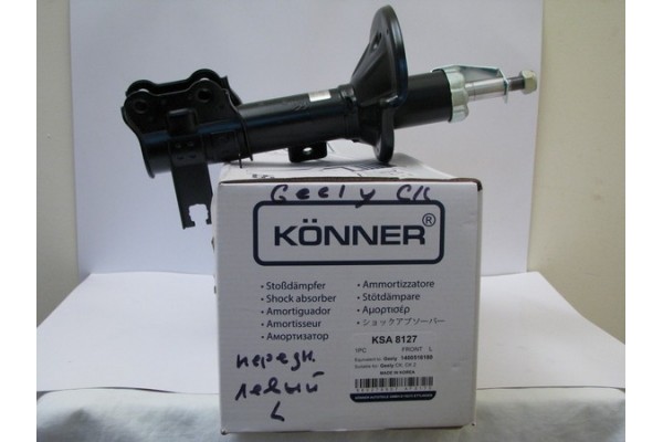 Амортизатор передний, левый, газомасляный, 1400516180, KONNER, Geely CK, CK2, CK-2