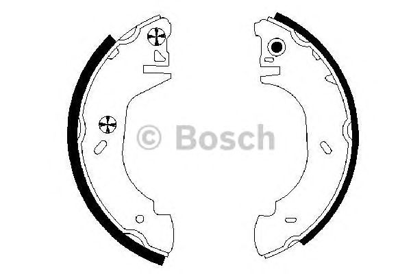 Комплект тормозных колодок BOSCH Ford Transit 2004 Комплект тормозных колодок BOSCH Ford Transit 2004