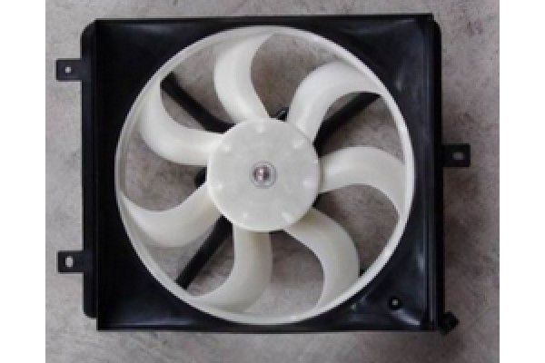 Вентилятор охлаждения двигателя правый на 3 крепления (пр-во Китай) Geely MK, CK