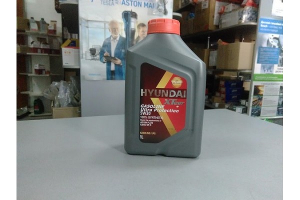 Масло моторное 5W30 SN/GF-5 (HYUNDAI) 1L,  Xteer Hyundai Gasoline Ultra Protection , 0510000410