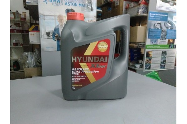 Масло моторное 5W30 SN/GF-5 (HYUNDAI) 4L,  Xteer Hyundai Gasoline Ultra Protection , 0510000410