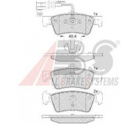 Колодки тормозные задние система ATE. 333*32.5mm (пр-во ABS) VW T5 03-