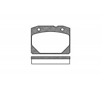 Комплект тормозных колодок, дисковый тормоз  Delphi
