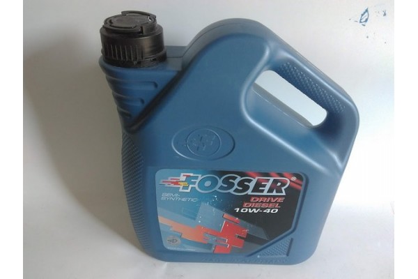 Масло моторное полусинтетика 10W40 Drive Diesel (пр-во FOSSER) 5L. 