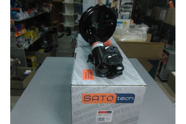 Амортизатор передней подвески газомаслянный правый R (пр-во SATO TECH) Chery Tiggo, T11-2905020, T112905020