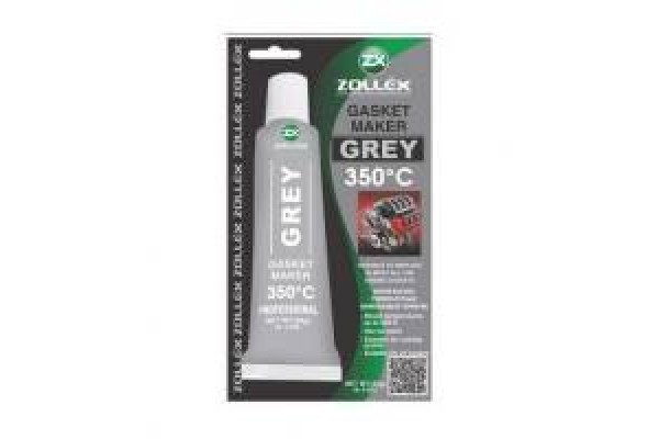Герметик прокладок серый без запаха Zollex  85г (-50C +300C)