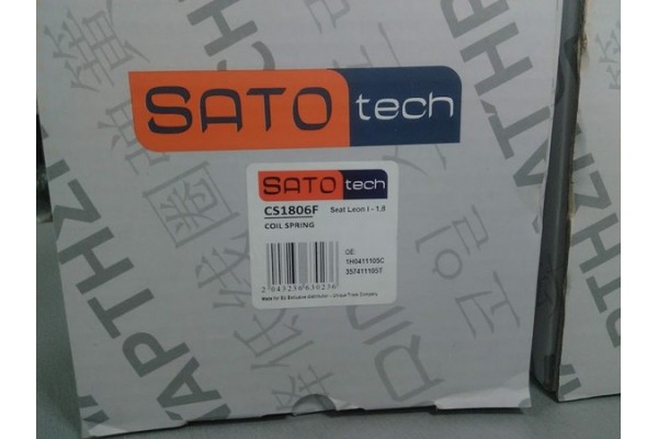 Пружина переднего амортизатора (SATO TECH) Seat Leon I  -1,8  (CS1806F)
