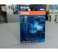 Лампа автомобильная к-т 2 шт (OSRAM) 12V W5W COOL BLUE INTENSE
