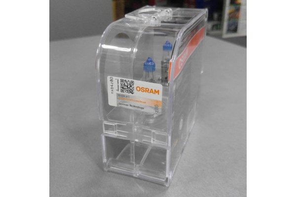 Лампа фарная H1 12V 55W P14,5s, 2 шт. DUOBOX  (пр-во OSRAM) NIGHT BREAKER LASER +150