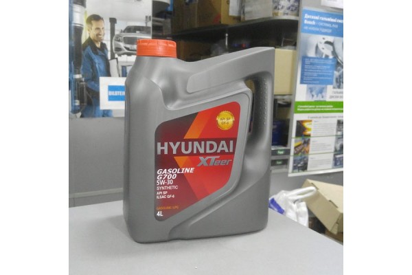 Масло моторное 5W30 SN/GF-5 (HYUNDAI) 6L,  Xteer Hyundai Gasoline Ultra Protection , 0510000410