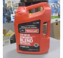 Масло моторное Synthetic Blend 5W-20 полусинтетическое Ford Motorcraft Synthetic Blend 4,73L