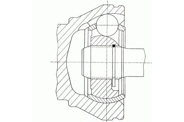 Шрус наружный комплект 22*22 (пр-во SPIDAN) Daewoo Lanos, Opel Kadett, Corsa 