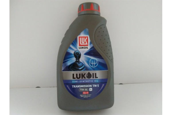 Масло трансмиссионное полусинтетическое  TM-5,TM5,GL-5,GL5  LUKOIL 75W-90 1L