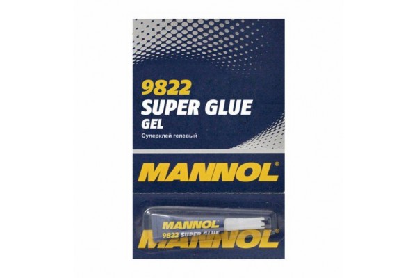 Суперклей гелевый (пр-во MANNOL) Super Glue Gel  3 г