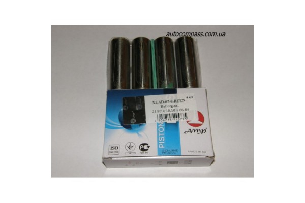 Поршневые пальцы (AMP) ВАЗ 2101-2107 зелёные (67мм) AMP67-01.G