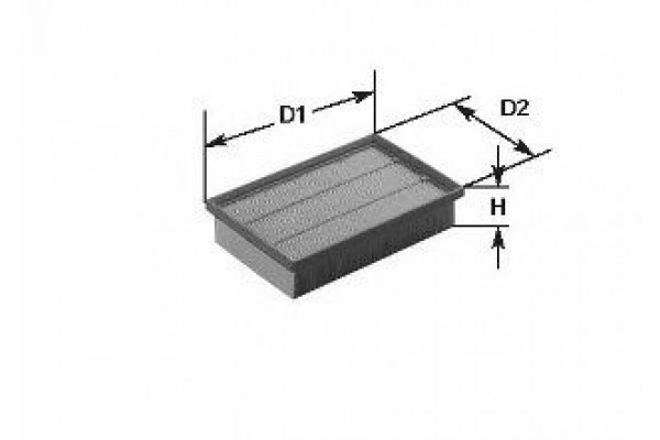 Фильтр воздушный (пр-во CLEAN FILTERS) COMBO 1.7DI/1.4i/1.6i 01-/CORSA C