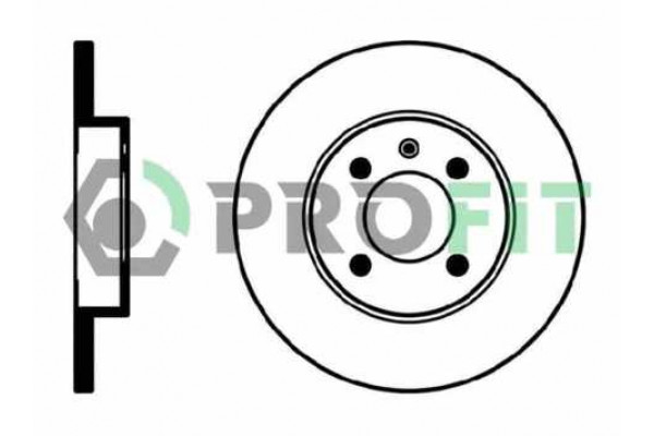 Диск тормозной A113501075 (FERODO) CHERY AMULET