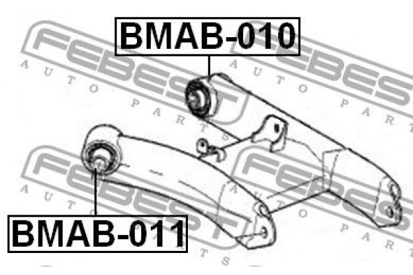 САЙЛЕНБЛОК ЗАДНЕГО НИЖНЕГО РЫЧАГА BMW 5 E39 1995-2003 (FEBEST)