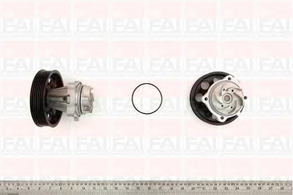 Водяна помпа fiat, opel, suzuki 1.3jtd/cdti/ddis 06.03- (FAI AutoParts)