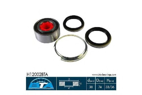 Подшипник передней ступицы (BTA) TOYOTA CAMRY, CARINA E, CELICA, CORONA, MR 2 I 1.6-2.5 02.83-09.97