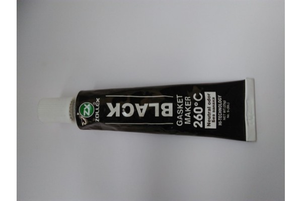 Герметик прокладок черный без запаха  Zollex 25г (-50C +260C)