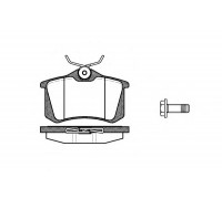 Комплект тормозных колодок,задн.REMSA SKODA OCTAVIA