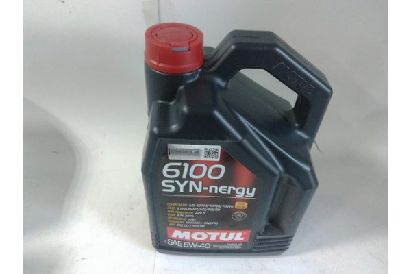 Масло моторное синтетика 5W40 (MOTUL) SYNERGIE+  5L, 368351, 6100, 107979