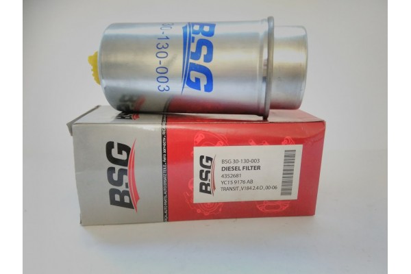 Фильтр топливный (пр-во BSG) Ford Transit 2.0 DI, 2.2 TDCi,2.4D   BSG 30-130-003