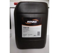 Масло трансмиссионное синтетическое ROVAS 75W90 на розлив цена за 1л API GL-5/GL-4  20L 