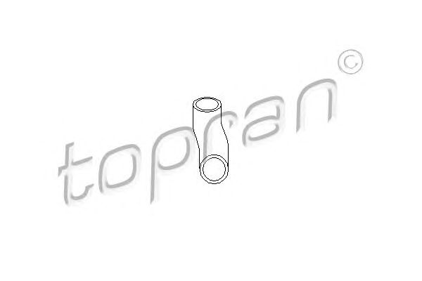 Шланг, вентиляция картера  TOPRAN