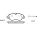 Комплект тормозных колодок, дисковый тормоз  REMSA Sprinter/Crafter 06- Vito (639) 07- №342258-)