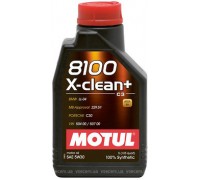 Масло моторное синтетика 5W30 (MOTUL) X-CLEAN+ 1L, 102259, 106376, 854711, 8100 