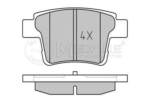 Тормозные колодки задние MEYLE FORD MONDEO